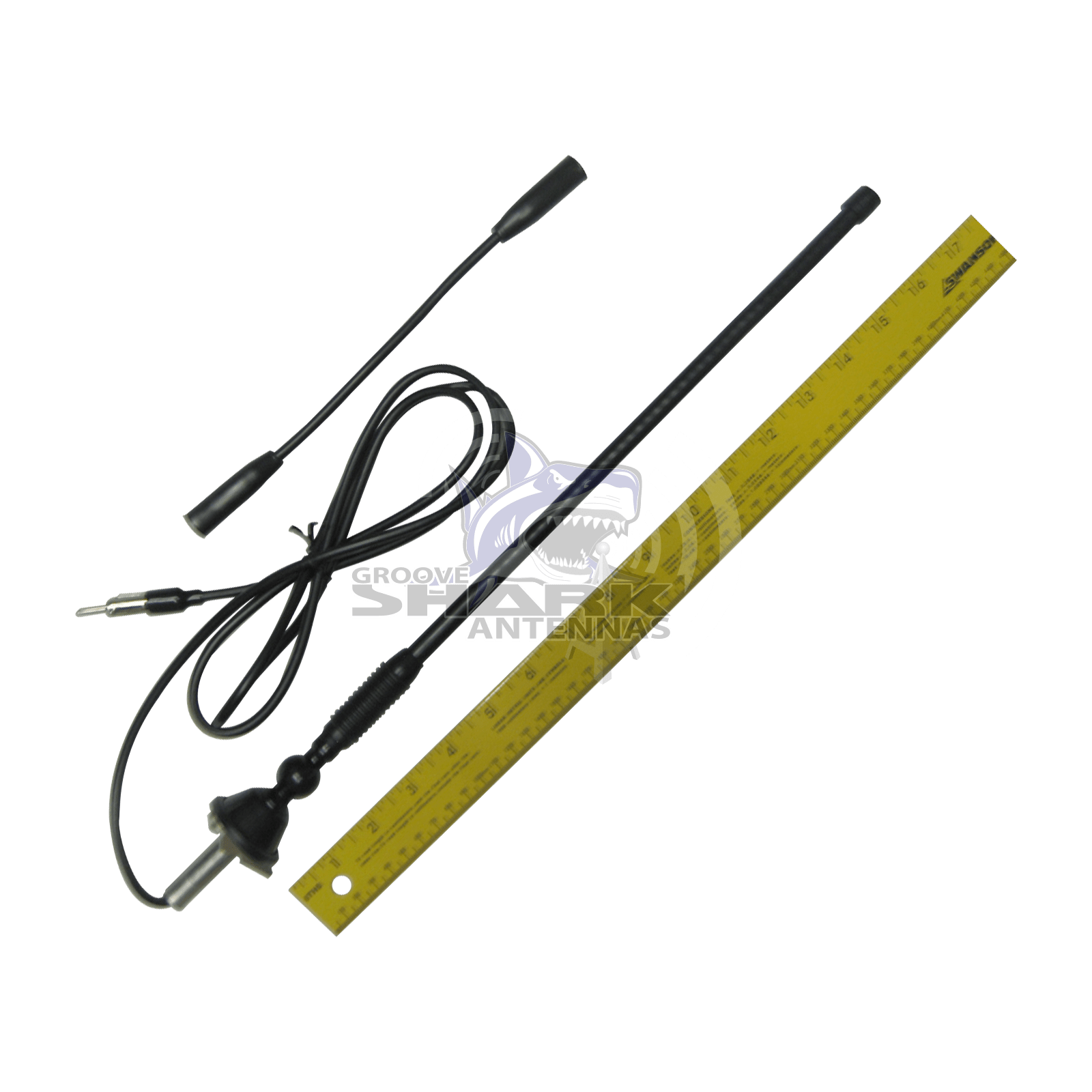 2 Hog Tail (14.5") Antenna Harley Davidson Ultra Classic AM FM Car